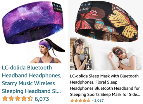 sleep mask headphones